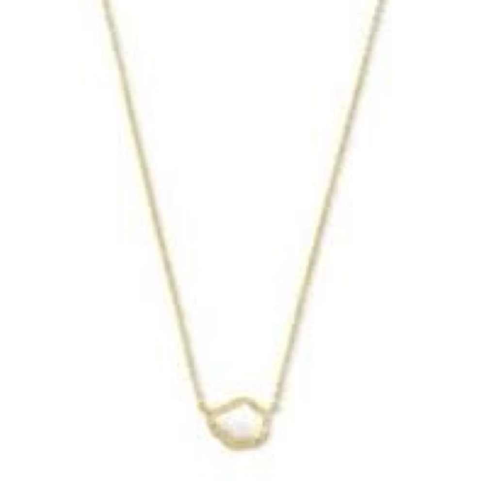 Kendra Scott Tessa Gold and Pearl Necklace